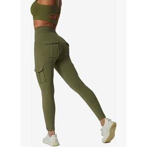 JEGGE High Waist Yoga Leggings with 4 Pockets,Tummy Control Workout Running 4...